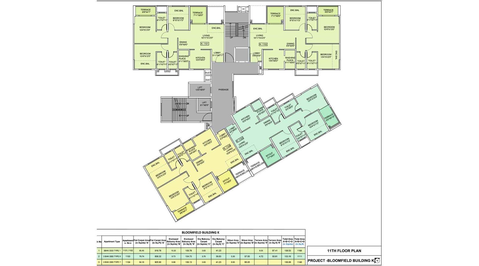 Amit-Bloomfield-11th-Floor-Plan