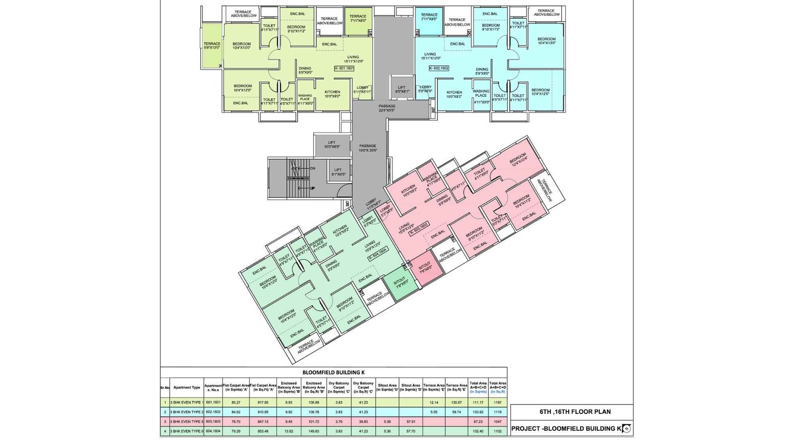 Amit-Bloomfield-6th-&-16th-Floor-Plan