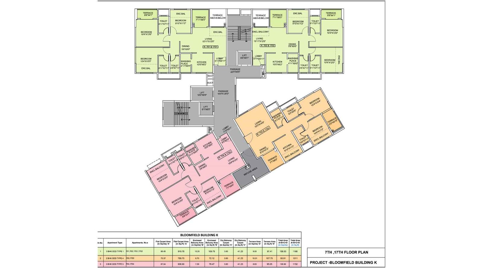 Amit-Bloomfield-7th-&-17th-Floor-Plan
