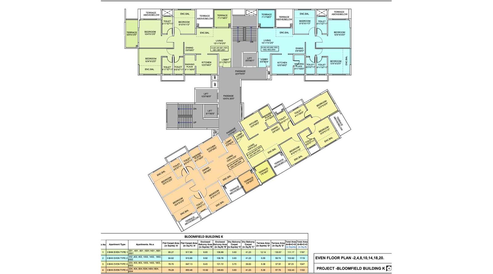 Amit-Bloomfield-Even-Floor-Plan